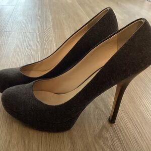 Joan and David grey wool stiletto